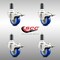 Service Caster 3 Inch 316SS Blue Poly Swivel 1-3/8 Inch Expanding Stem Caster Set Lock Brake SCC-SS316TTLEX20S314-PPUB-BLUE-138-4 - alternate 5